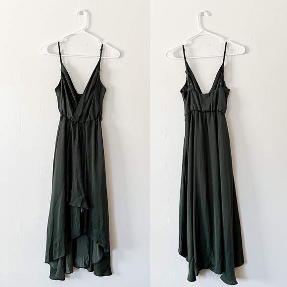 Hello Molly Fuel To My Fire Midi Dress in Forest Green - Picture 3 of 11